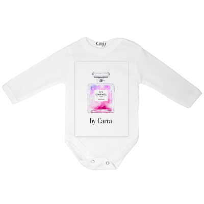 Carra Chanel No 5 бебешко боди
